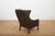 Brown Model 2204 Wingback Armchair in Leather with Wood Legs by Børge Mogensen for Frederica, 1963 For Sale - Image 8 of 13
