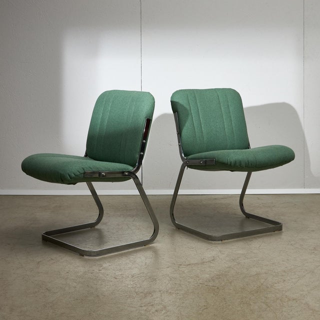 Mint Green Chrome Chair, 1970s For Sale - Image 16 of 16