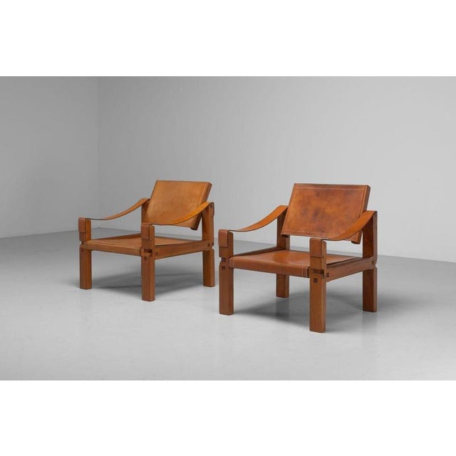 Wood S10 Lounge Chairs by Pierre Chapo, France, 1964, Set of 2 For Sale - Image 7 of 18