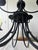 Farmhouse 1990s Authentic Hubbarton Forge Hand Forged Iron Chandelier For Sale - Image 3 of 10
