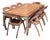 2006 Berkeley Mills Zama Dining Table and Eight Lambda Chairs - 9 Pieces For Sale