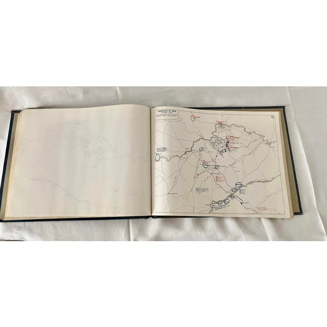 Rare 1942 Tactical Military Atlas Features the Official Institutional Presentation Bookplate of Brigadier General Sidney Rae Hinds. For Sale - Image 14 of 18