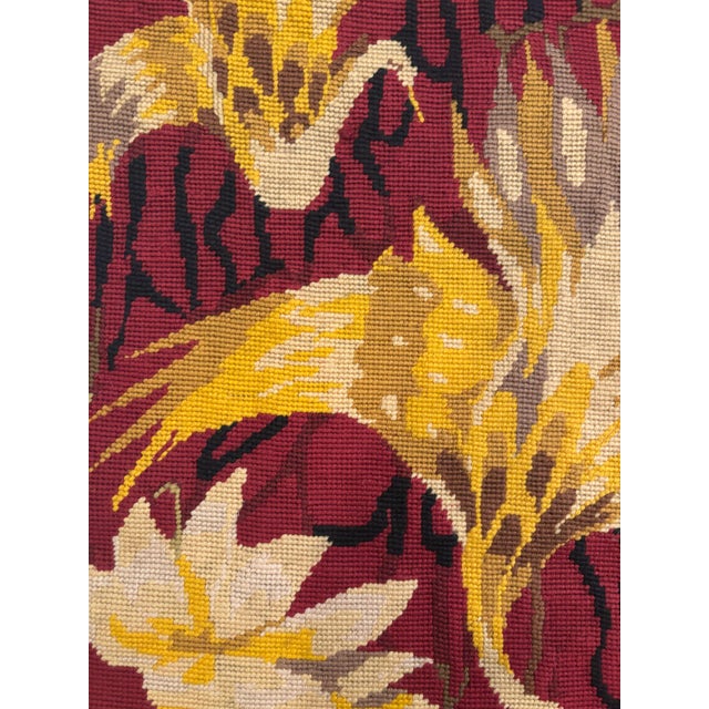 Mid 20th Century French Art Deco Needle Point Textile For Sale - Image 5 of 6