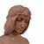 Art Noveau Artist, Female Bust with Flowers, Cast Iron For Sale - Image 5 of 9