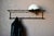 Vintage Wall-Mounted Coat Rack in Black Metal and Brass, 1950s For Sale - Image 12 of 12