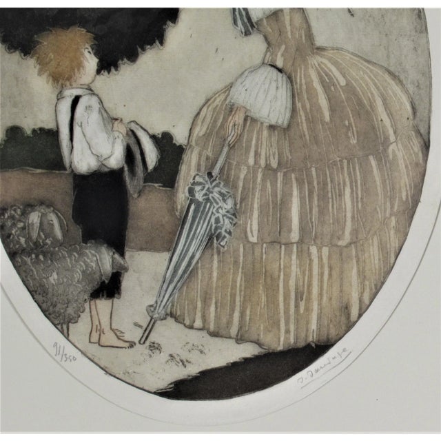 Sylvain Sauvage, Personages with Lambs, 1924 For Sale - Image 4 of 6