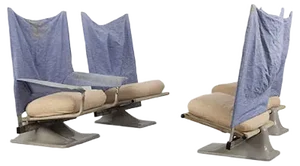 Model AEO Chairs by Archizoom for Cassina, 1970s, Set of 4