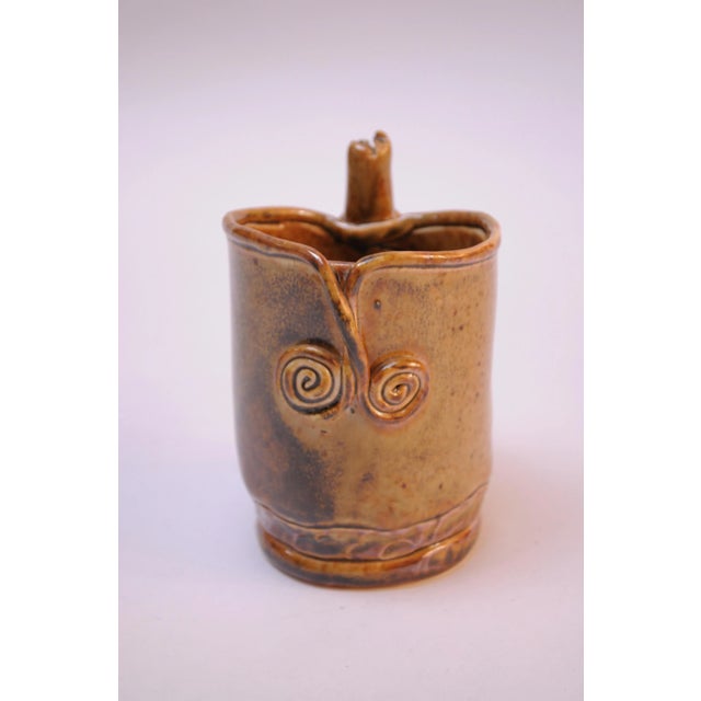 Studio Ceramic "Owl" Coffe Mug For Sale - Image 10 of 10