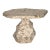 Stone Rind Table, White Marble For Sale - Image 7 of 8