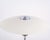Table Lamp with White Metal Shades and Nickel-Plated Frame by Lyfa, 1940s For Sale - Image 3 of 12