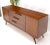 Brown Sculptural Legs Long 9 Drawers Walnut Credenza Dresser with Doors For Sale - Image 8 of 13