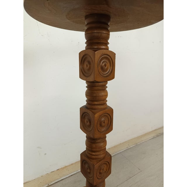 Tan Brutalist Floor Lamp by Charles Dudouyt, 1950s For Sale - Image 8 of 10