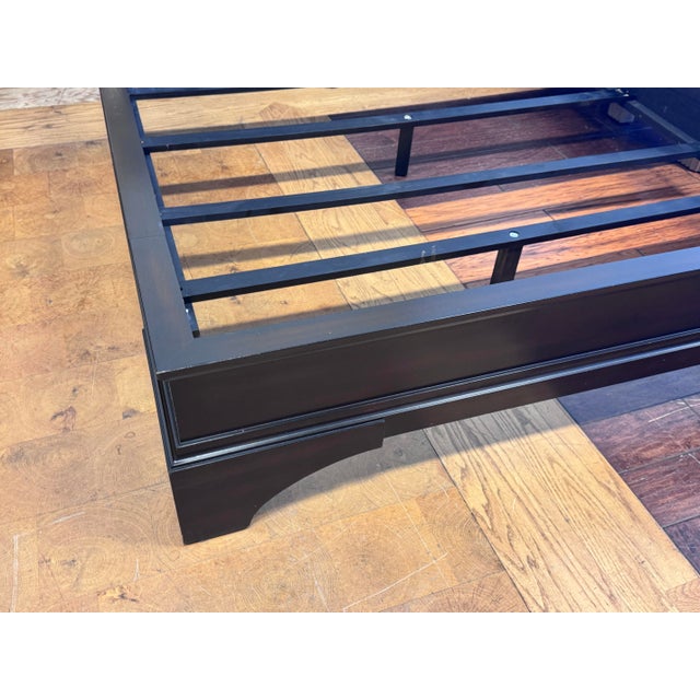 Queen Size Restoration Hardware Portman Sleigh Bedframe For Sale In San Francisco - Image 6 of 12