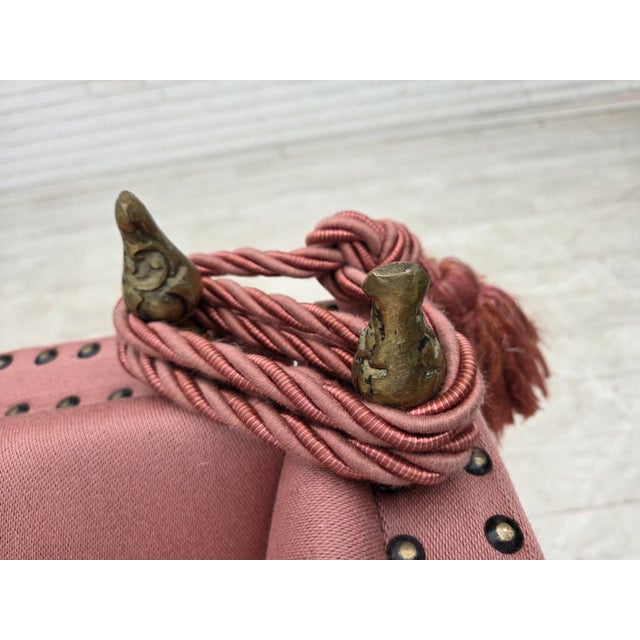 Danish Spanish Drop-Arm Two-Seater Sofa with Wool Upholstery, 1970s For Sale - Image 14 of 18