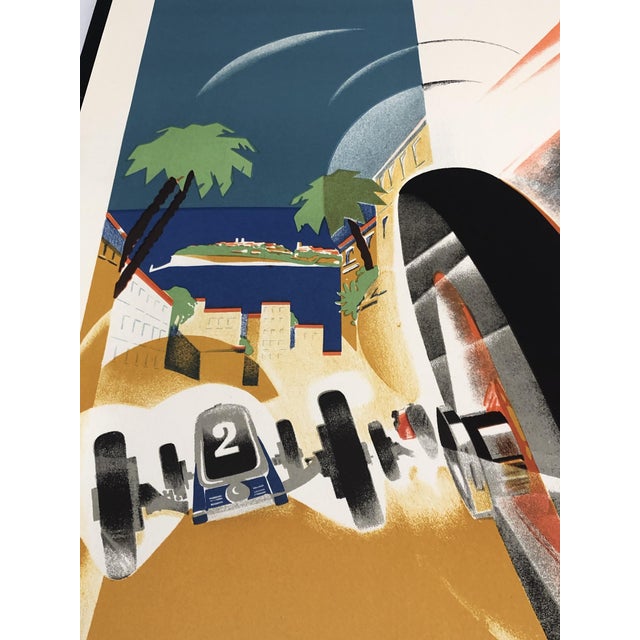 Vintage Monaco 1931 Poster from Maeght, 1983 For Sale - Image 9 of 16