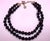 Mid 20th Century Mid 20th Century Lisner Necklace, MCM Faux Lava Rock and Black Glass Faceted Beads. For Sale - Image 5 of 5