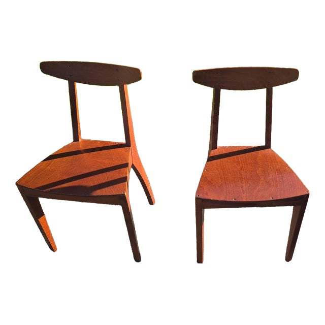 Zina Chairs by Thibault Desombre, 1980s, Set of 2 For Sale