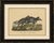 Tapir Family on a Riverbank, Brodtmann Natural History Lithograph, 1816 This original hand-colored lithograph depicts a...