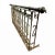 Balcony Wrought Iron Railing Antique Art Nouveau - Art Moderne Style For Sale - Image 4 of 5