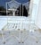 Lavender 1960's Italian Hollywood Regency Style 'Coco Chanel' Sheaf of Wheat Table With Chairs- 3 Piece Set For Sale - Image 8 of 18