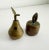 Vintage Aged Brass Apple & Pear Salt & Pepper Shakers - A Set For Sale In Sacramento - Image 6 of 9