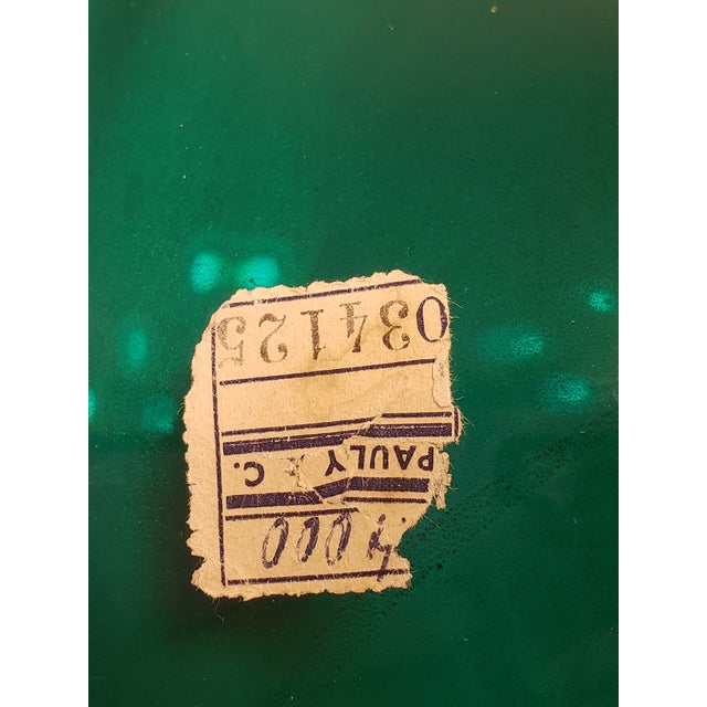 Carlo Scarpa Pauly & C Murano Green Aventurine Glass Bowl 1930s For Sale - Image 4 of 13