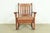 A gorgeous antique Mission or Arts & Crafts period rocking chair By Stickley Brothers USA, Circa 1910 Beautiful quarter...