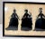 Paper Large Antique 1800's Victorian Fashion Lady Original Silhouette Art Ink Drawing For Sale - Image 7 of 14