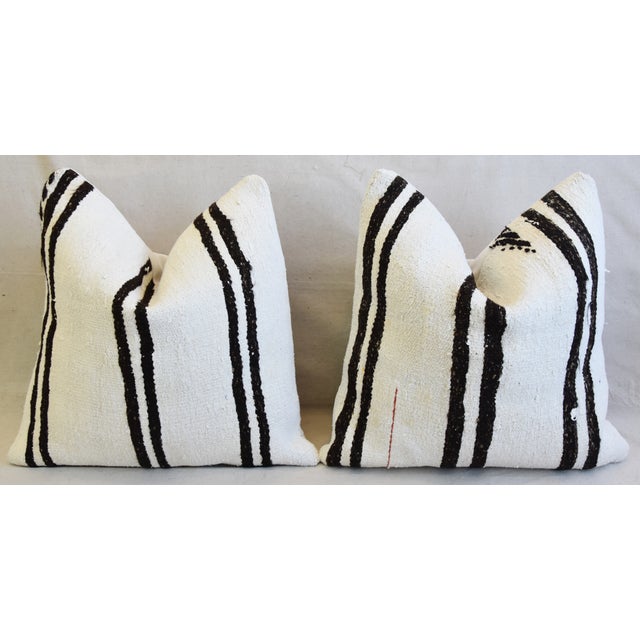 Organic Hemp Wool Cotton Turkish Kilim Feather Down Pillows 22