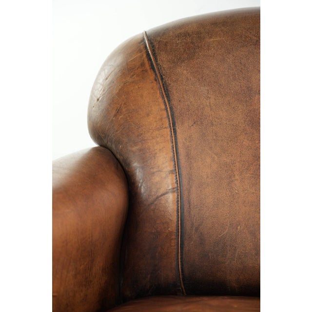 Club Chair in Sheepskin Leather For Sale - Image 11 of 14