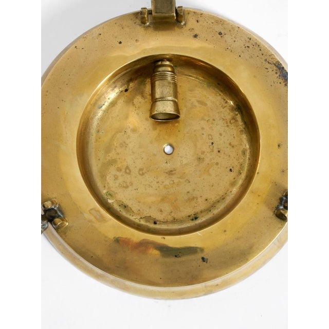 Large Maritime Ship Wall Lamps in Brass and Glass, 1950s, Set of 2 For Sale - Image 17 of 18