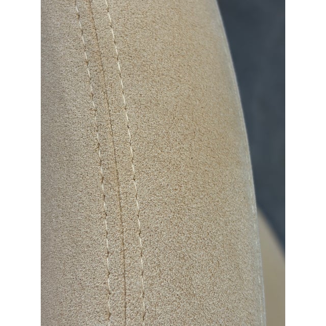 Textile 1980s Pair Postmodern Jaymar Cantilever Sculptural Lounge Chairs For Sale - Image 7 of 12