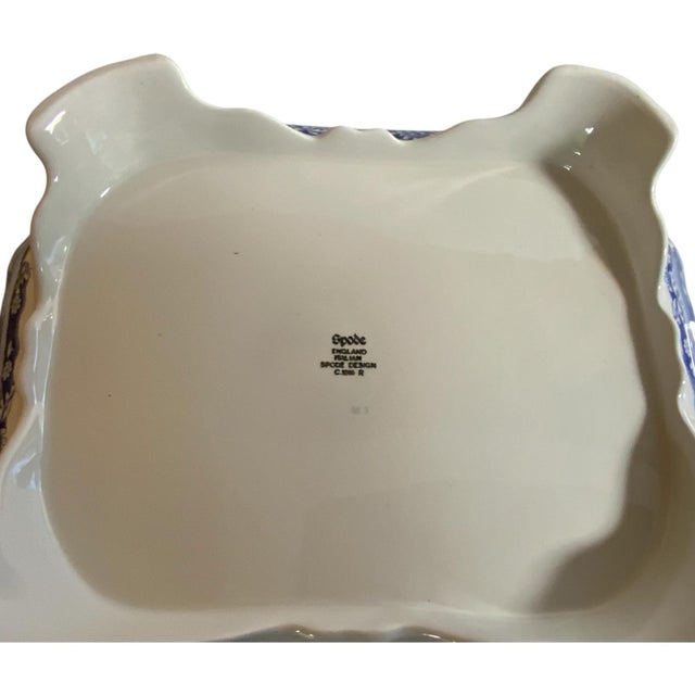 Vintage Authentic Spode Blue Italian Large Soup Tureen W/Lid England c.2000-2009 For Sale - Image 9 of 9