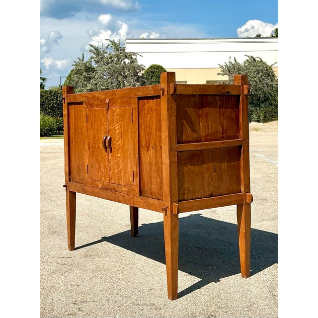 Vintage Indonesian Teak Cabinet For Sale - Image 4 of 12