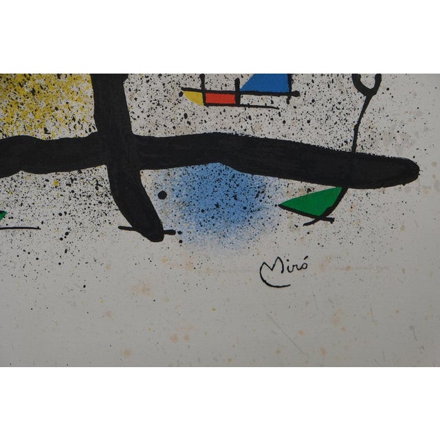 Joan Miro, Surreal Garden, Lithograph For Sale - Image 5 of 6