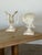 Metal Cast Iron Swan Garden Ornaments with Antique White Finish, 1920-1950 For Sale - Image 7 of 7