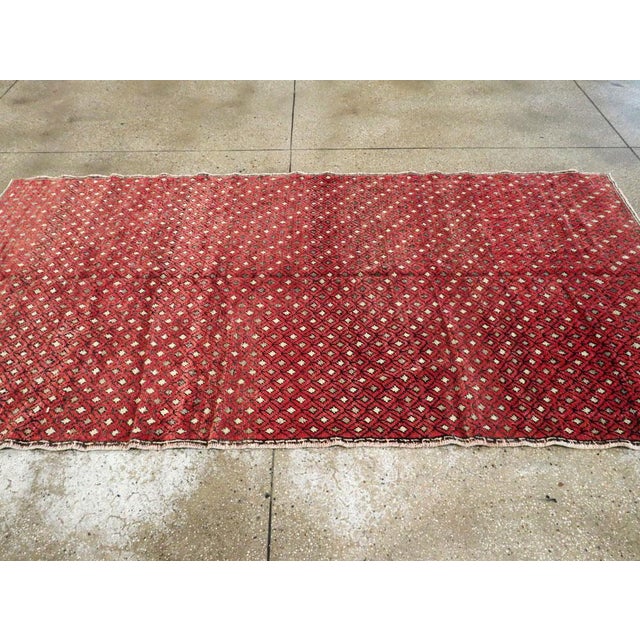 Textile Galerie Shabab Collection Mid-20th Century Turkish Anatolian Gallery Carpet For Sale - Image 7 of 10