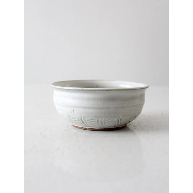 Ceramic Vintage Studio Pottery Bowl For Sale - Image 7 of 8