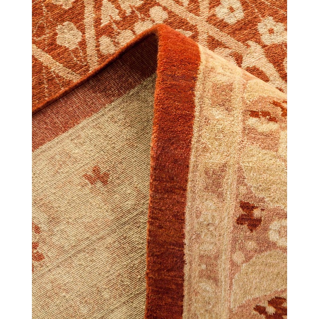 Mogul Collection Hand-Knotted Area Rug - Red Collection 8' 1" X 10' 4" For Sale In New York - Image 6 of 10