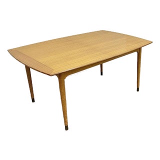 Mid Century Modern Dining Table by Brown Saltman For Sale