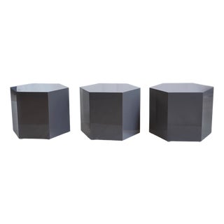 Attributed to Minotti Aeron Side Tables - Set of 3 For Sale