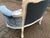 20c French Artisan Louis XVI Cream Blue Beech Settee For Sale - Image 10 of 11
