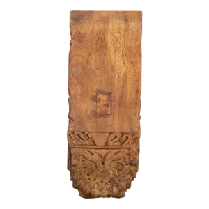 Large Teak Carved Corbel