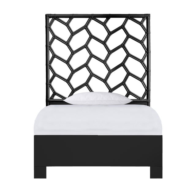Silas Standard Bed Twin Extra Long - Black For Sale - Image 12 of 12
