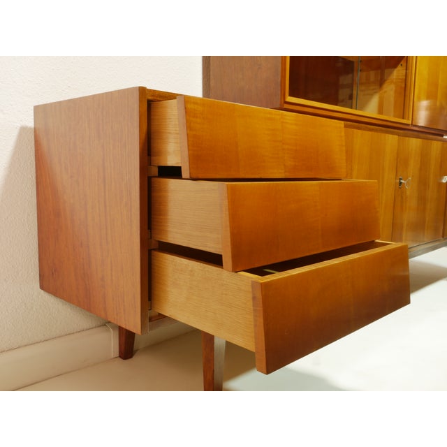 Mid-Century 2-Piece Highboard in Rosewood, Germany, 1960s For Sale - Image 14 of 18