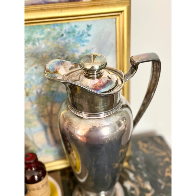 Art Deco Vintage Wallace 64 Oz Silver Plate Cocktail Shaker For Sale - Image 3 of 8