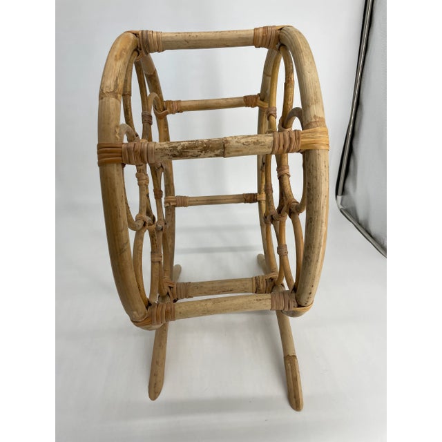 Rattan Wine Rack For Sale - Image 4 of 10