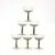 Mid-Century Modern Silver Stemmed Ombre Champagne Coupes - Set of 6 For Sale - Image 3 of 4