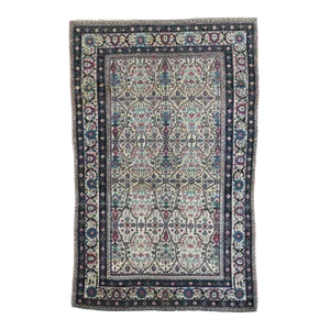 Late 18th Century Antique Persian Tehran Rug 4'3'' x 6'9''