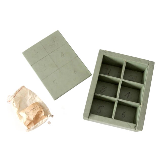 Antique Wooden Number Game For Sale